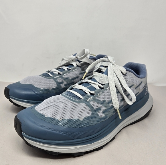 Salomon Ultra Glide Running Shoeswomens Sz 9.5Bluestone/Pearl Trail Distance - Picture 3 of 10